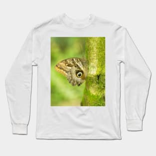 cbs owl butterfly Long Sleeve T-Shirt